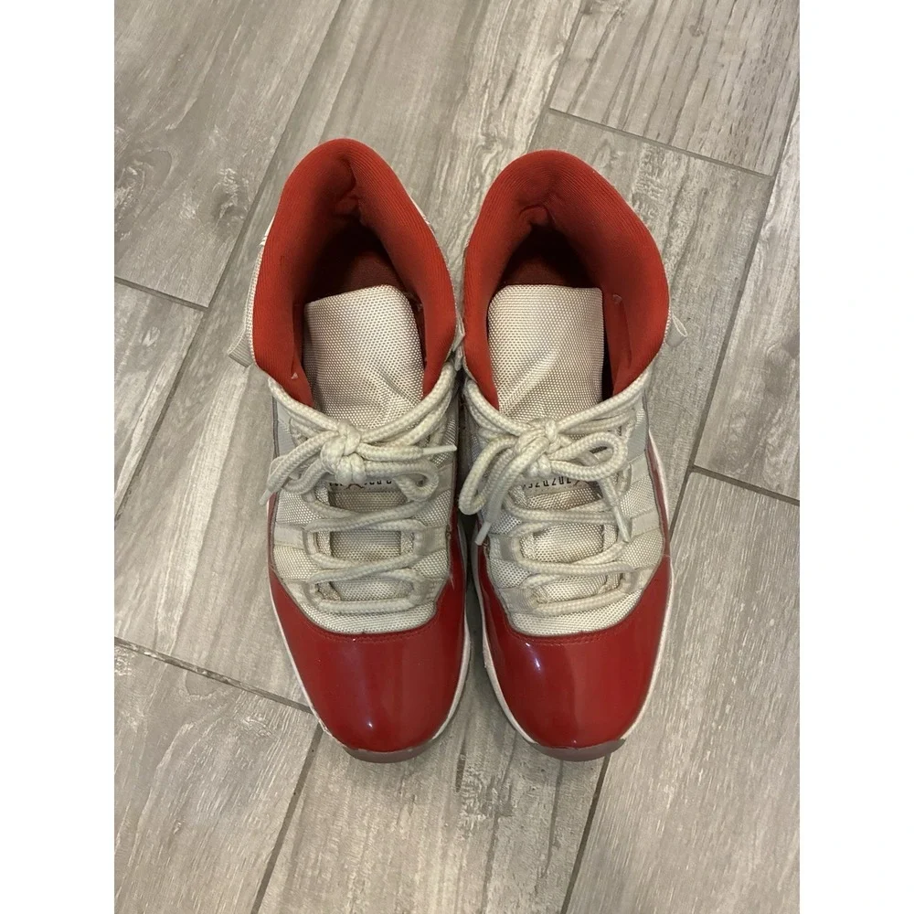 Air Jordan 11 Cherry Retro High SZ 11 Men Red White  2022 CT8012-116 PreOwned